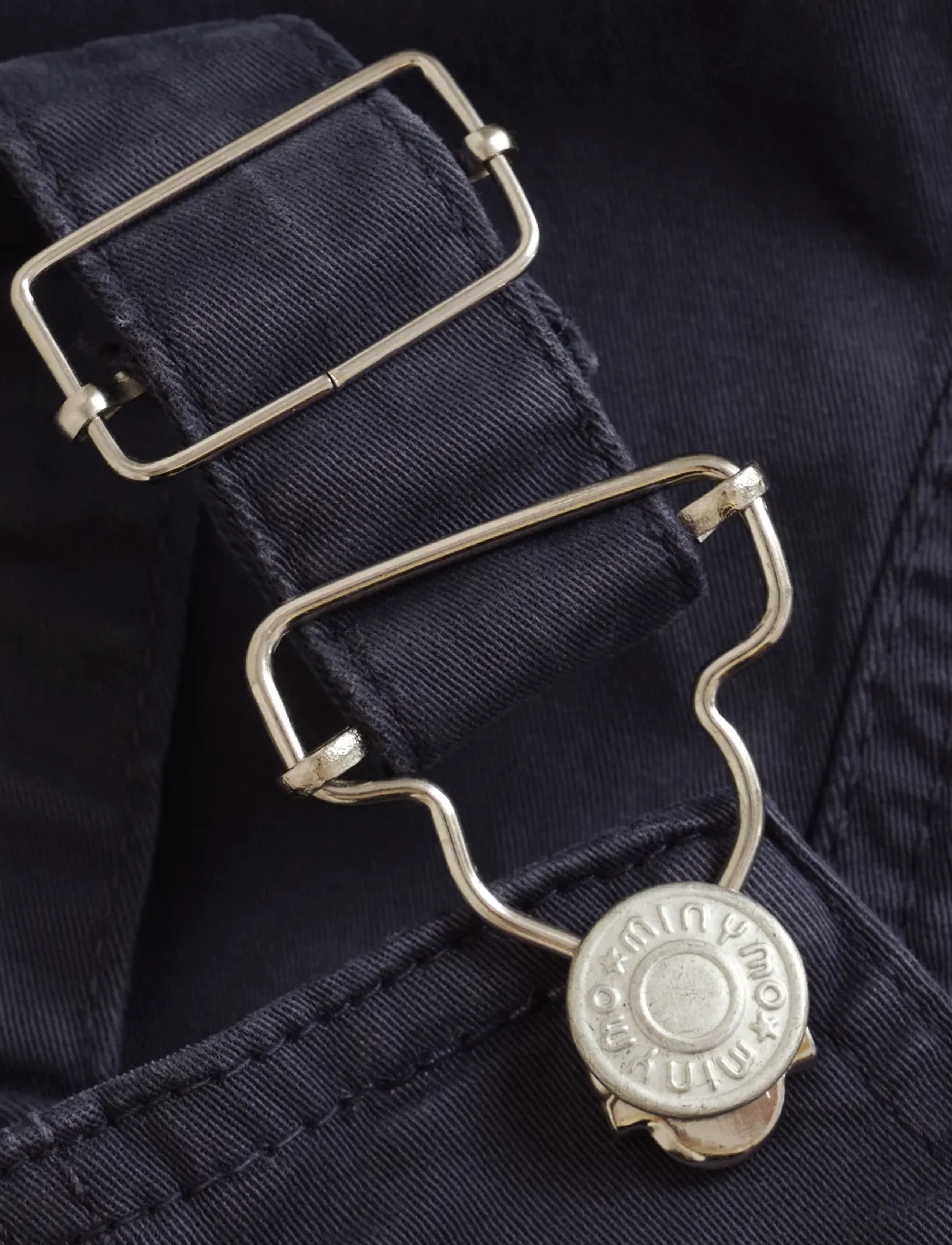 Minymo - Overall Twill - hängselbyxor - odyssey gray - 2