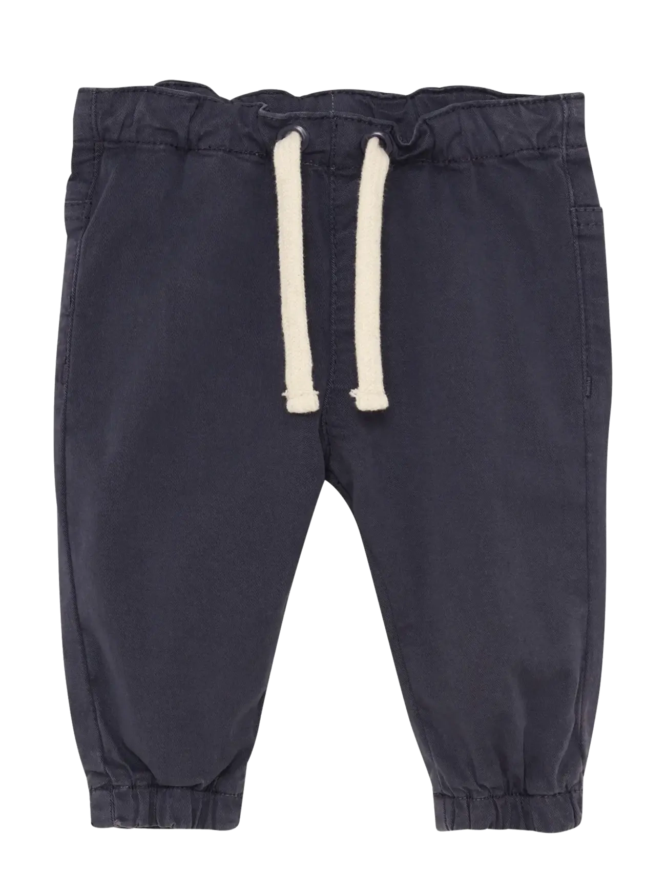 Minymo Pants Twill, Børn, Joggerbukser, Navy, Str: 62