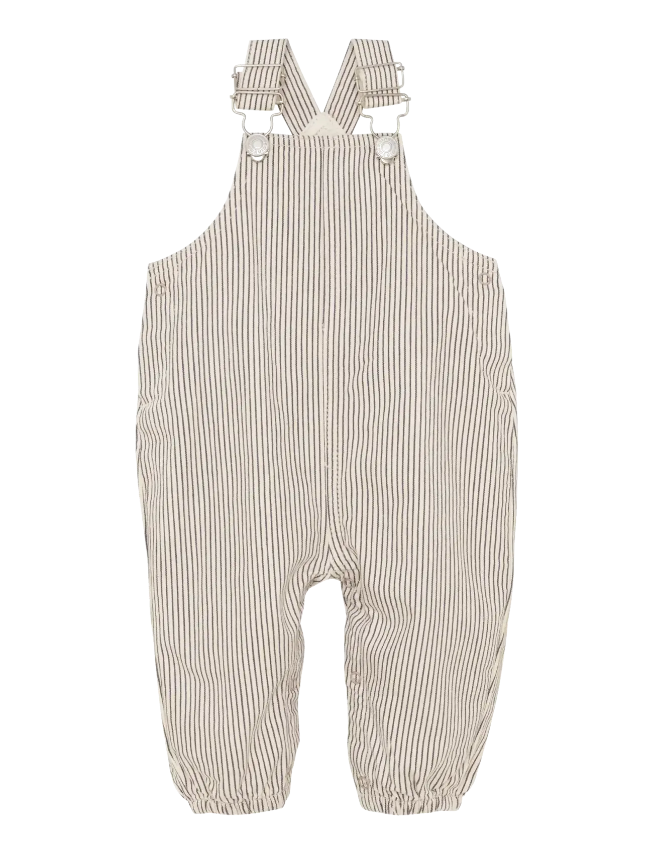 Minymo Overall Twill Y/D - Tunked - WHITE SWAN / beige