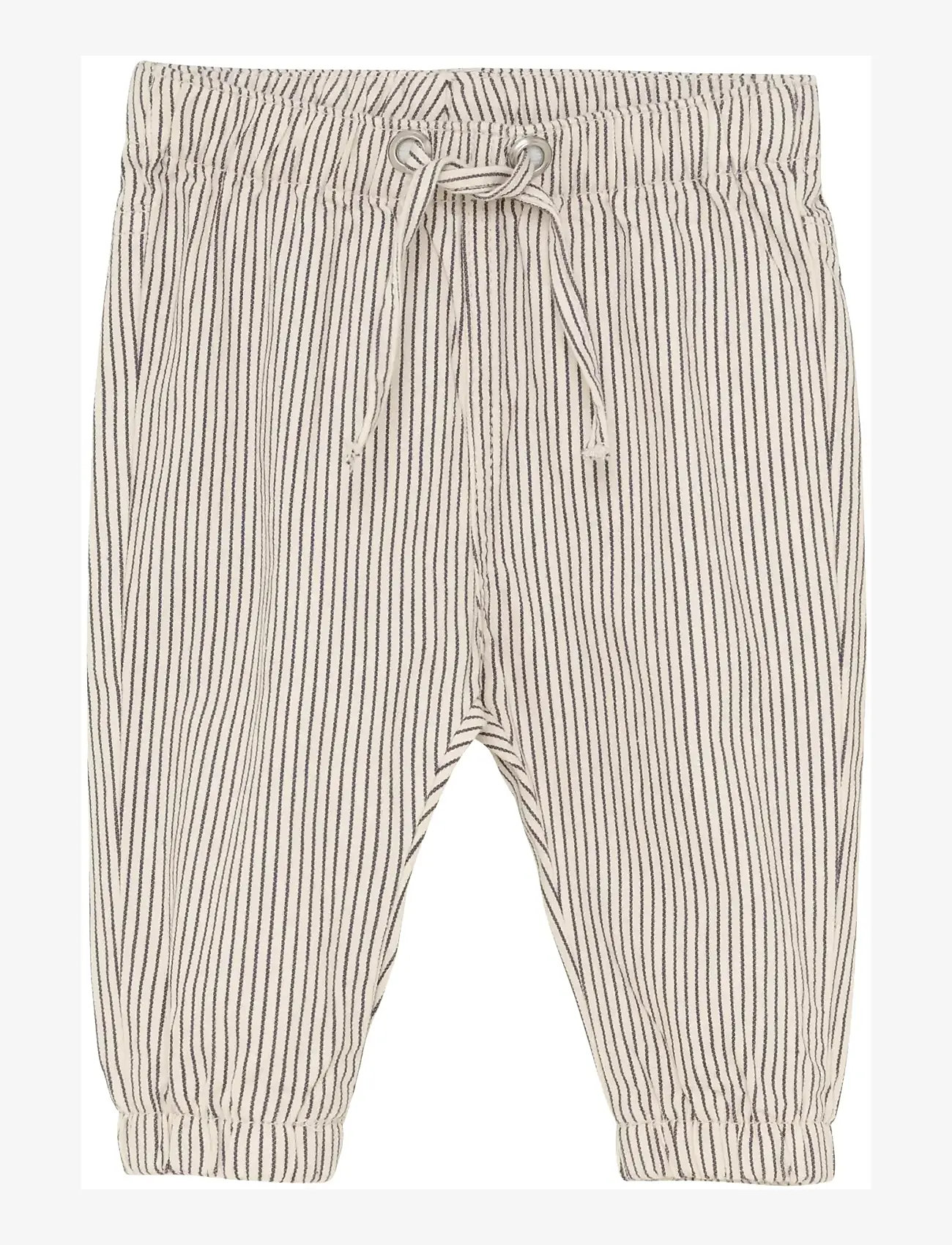 Minymo - Pants Twill Y/D - beebipüksid - white swan - 0