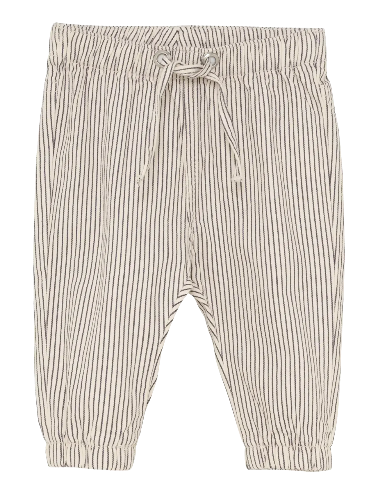 Minymo Pants Twill Y/D - Nyheder - WHITE SWAN / cream