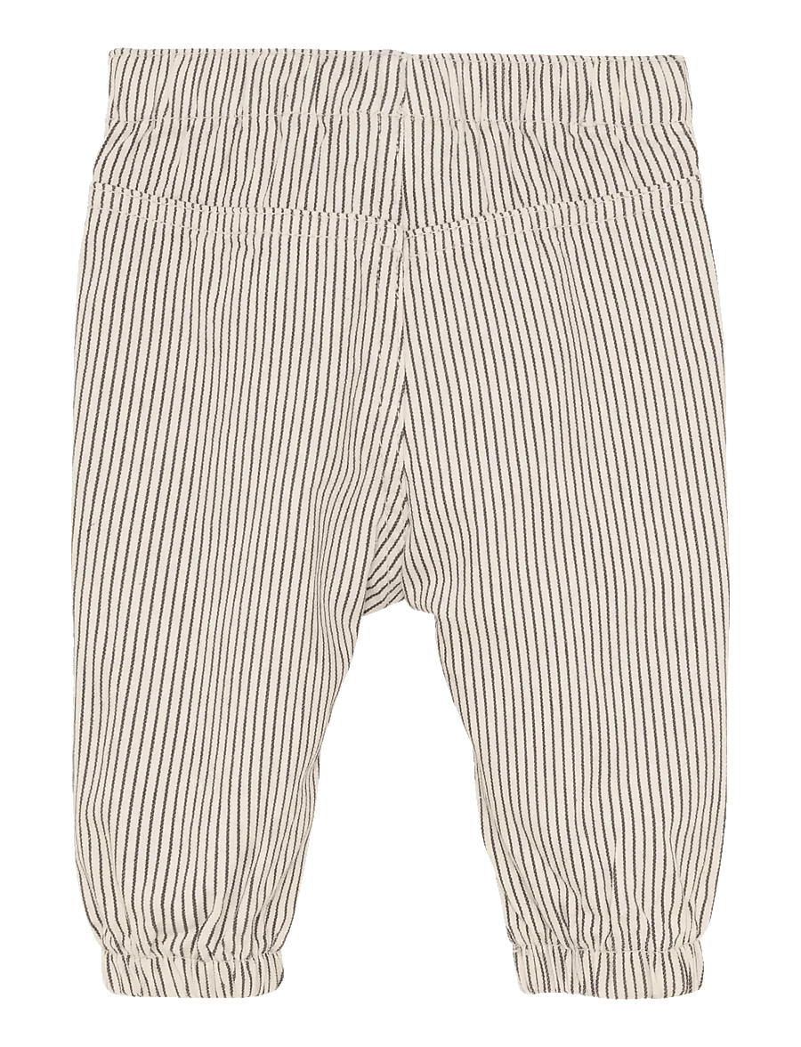 Minymo - Pants Twill Y/D - baby trousers - white swan - 1