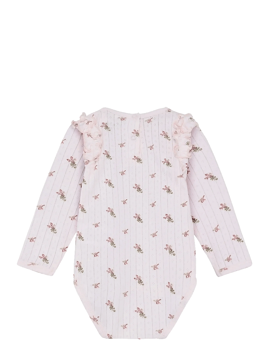 Minymo - Body LS AOP Pointell - langärmelig - delicacy - 1
