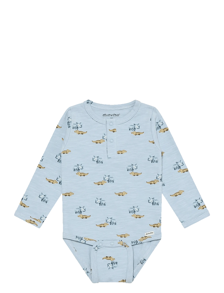 Minymo - Body LS AOP - pikkade varrukatega - niagara mist - 1