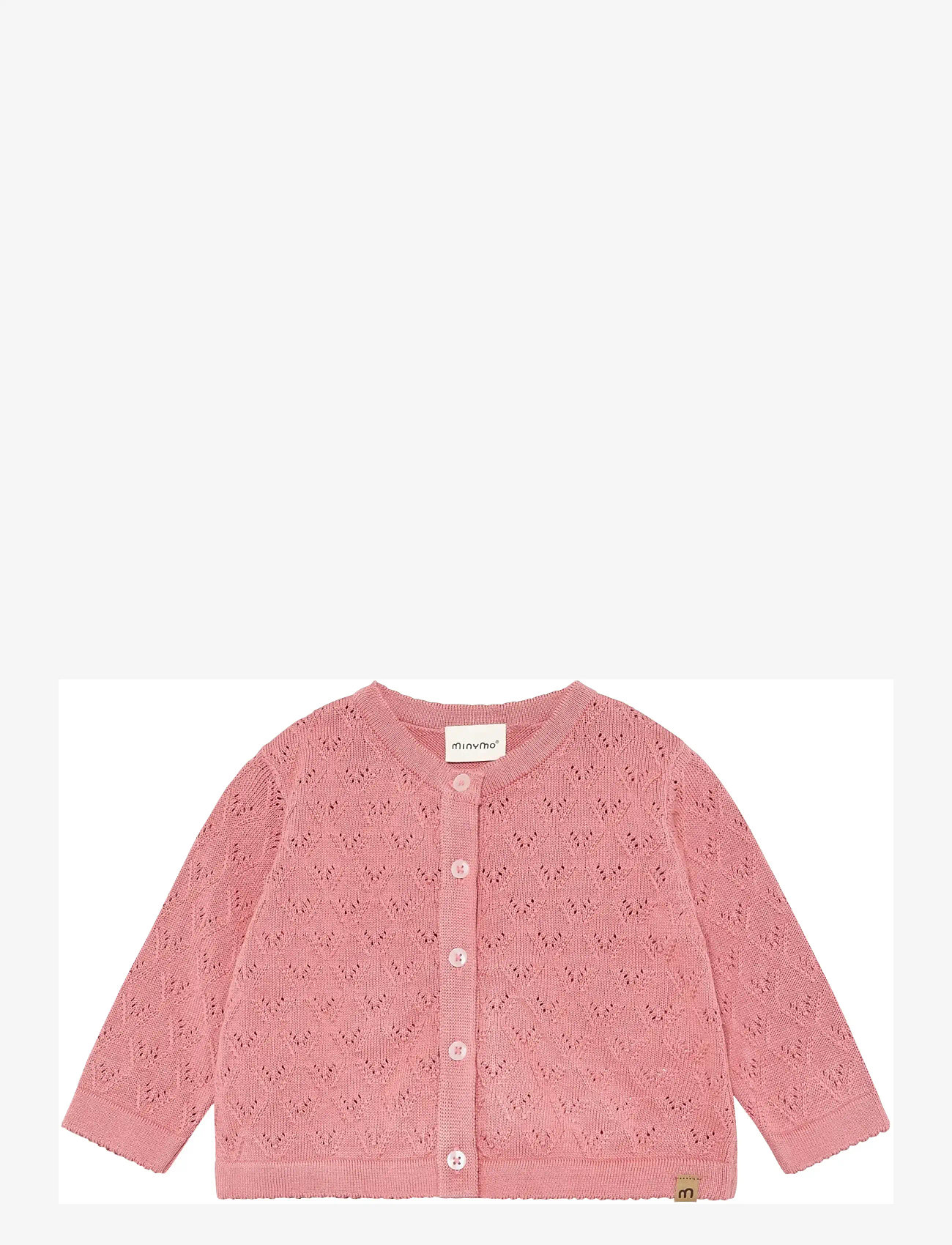 Minymo - Cardigan Knit - cardigans - brandied apricot - 0