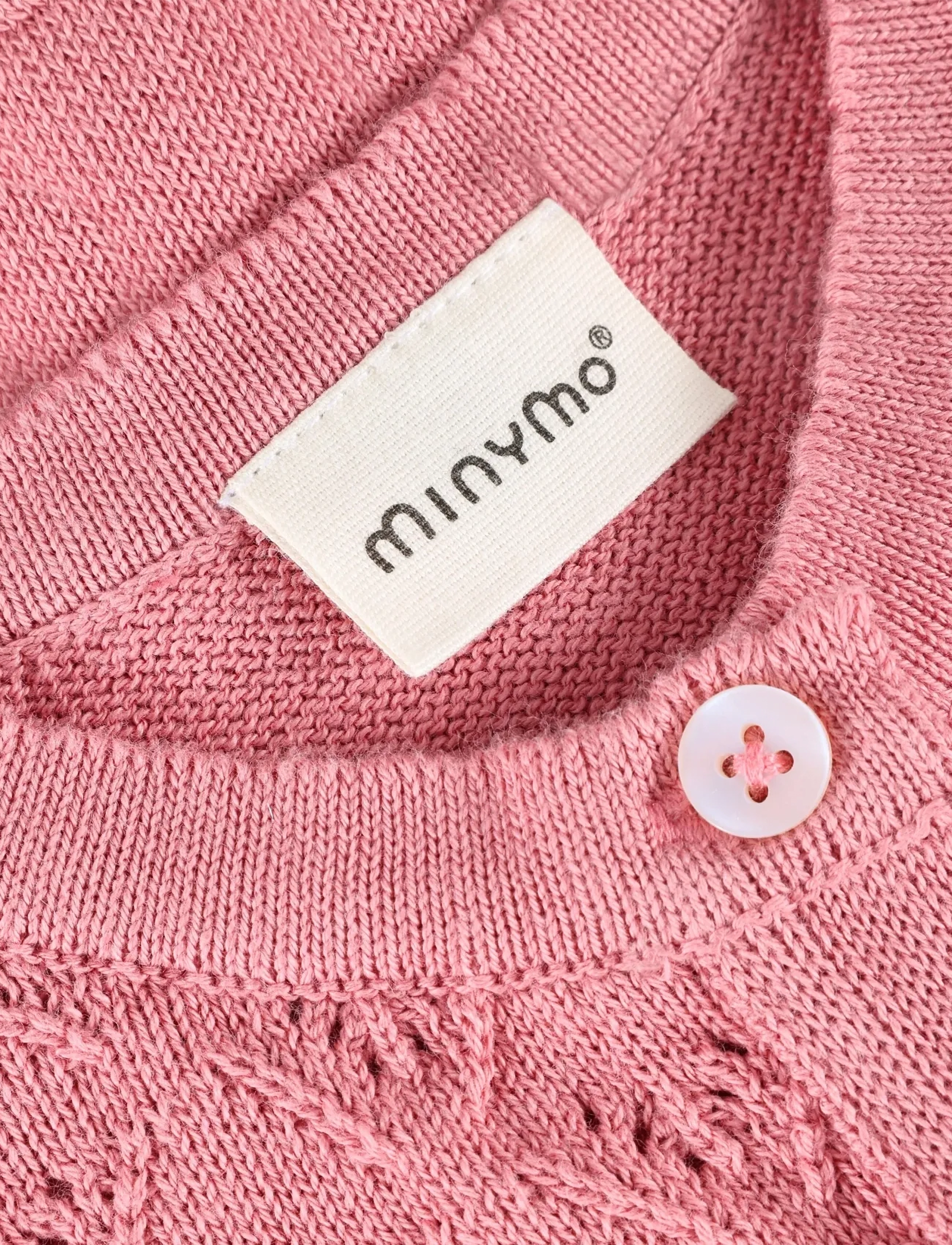 Minymo - Cardigan Knit - cardigans - brandied apricot - 2
