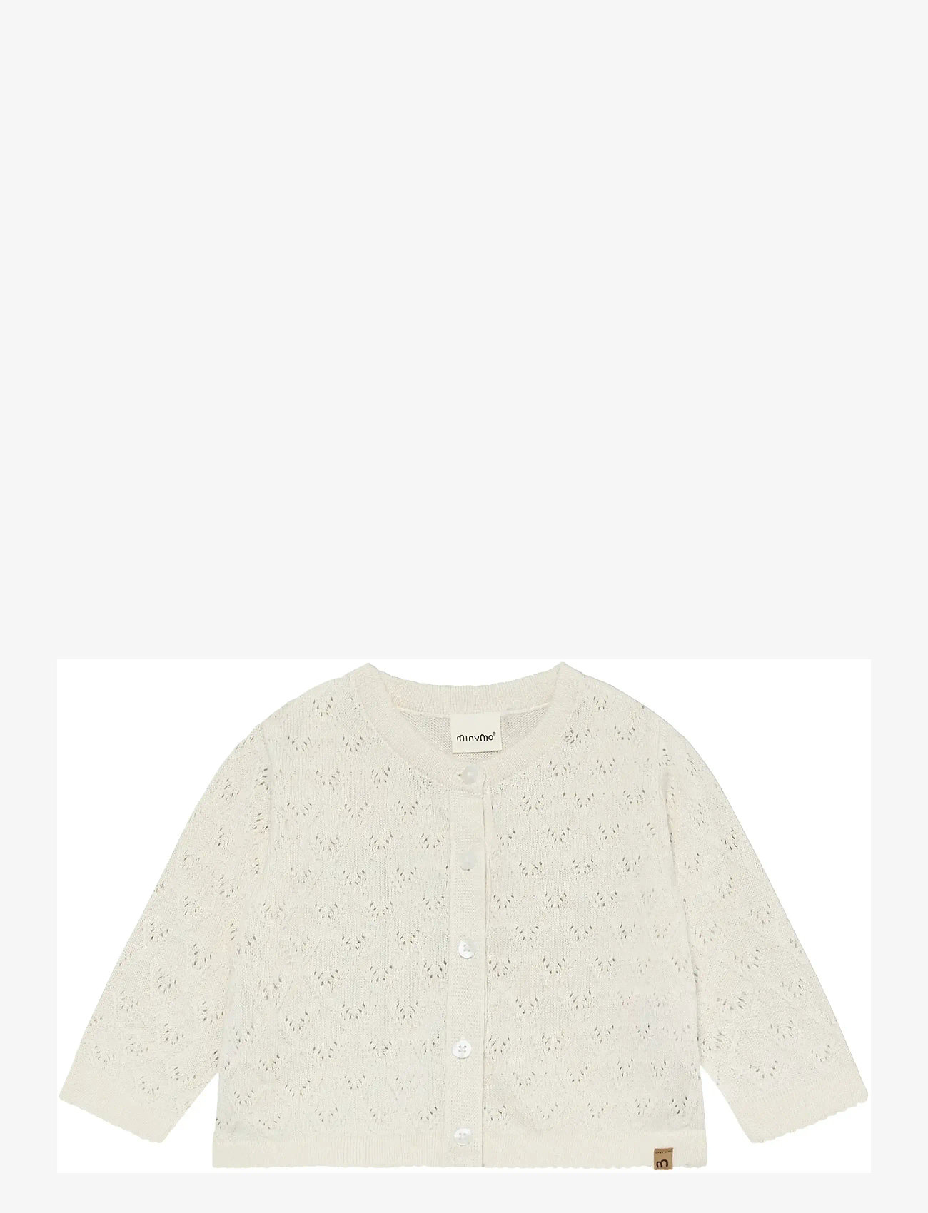 Minymo - Cardigan Knit - cardigans - white swan - 1