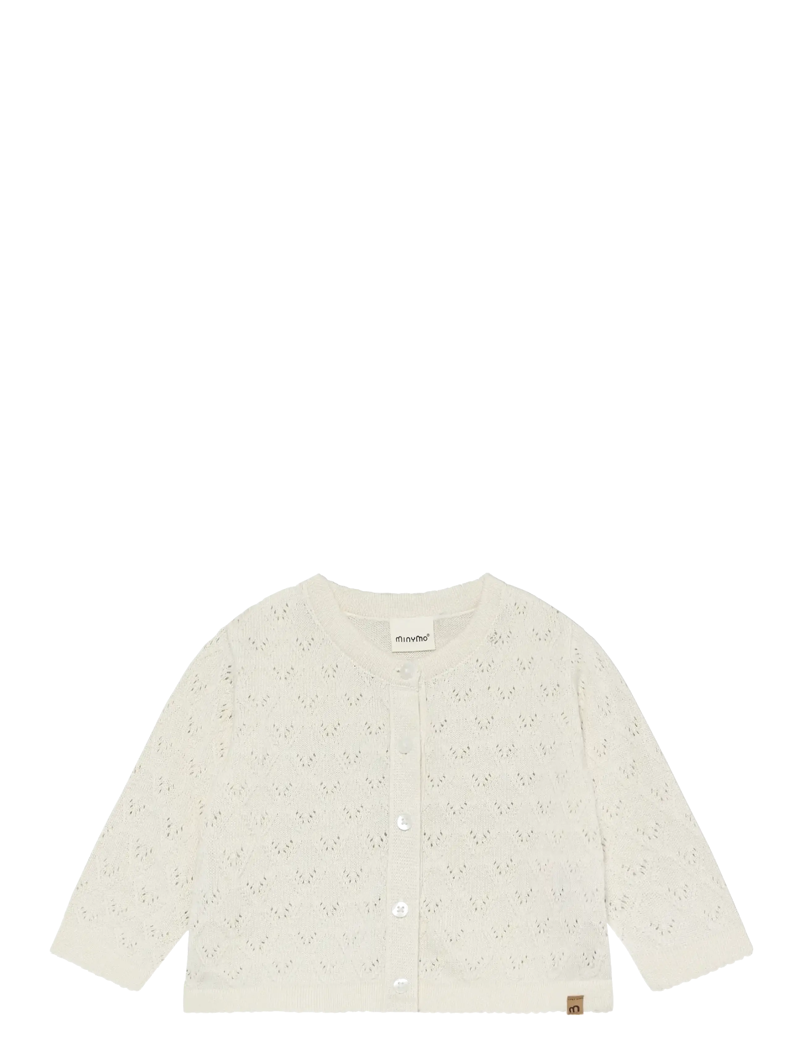 Minymo Cardigan Knit - Kleidung - WHITE SWAN / cream