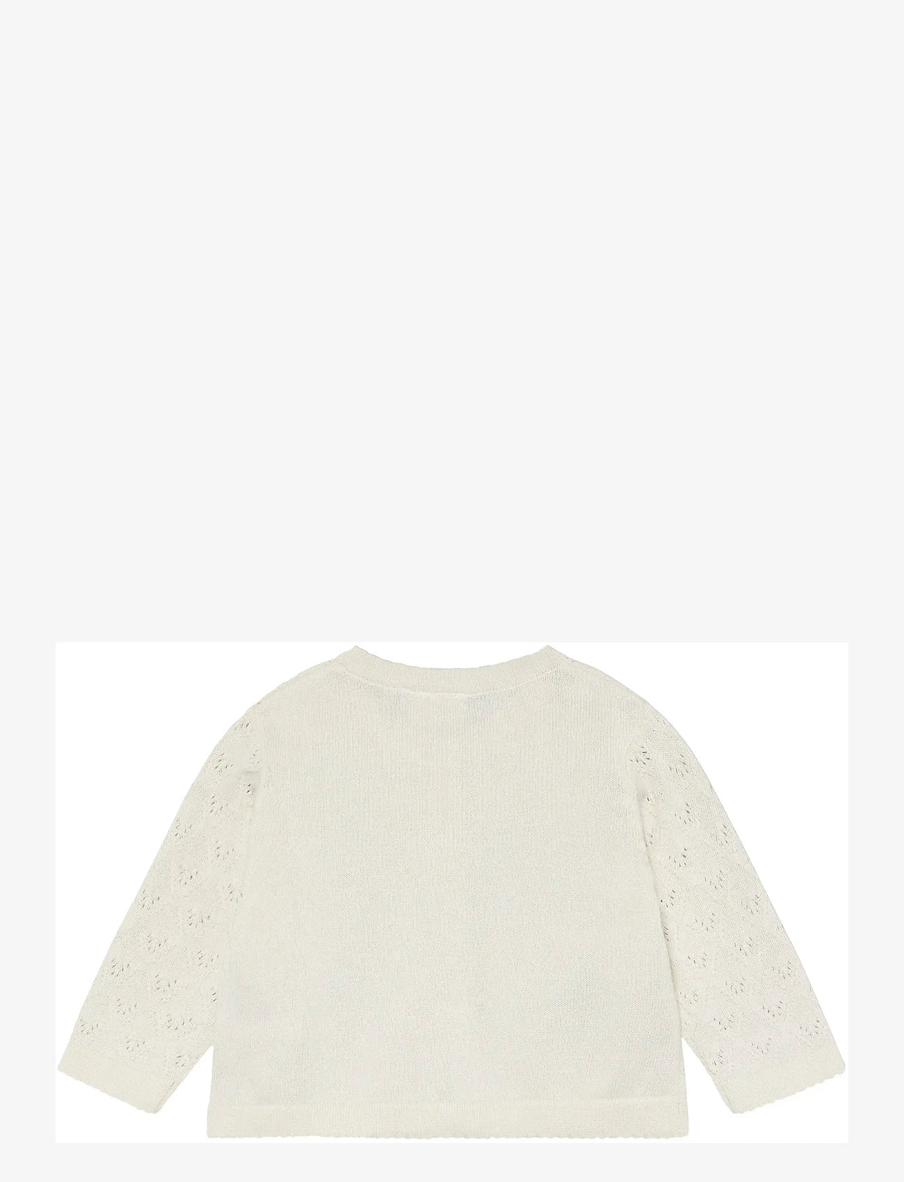 Minymo - Cardigan Knit - cardigans - white swan - 2