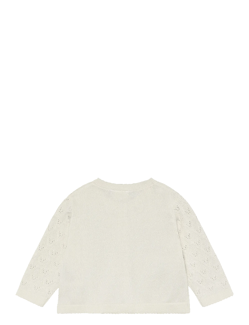 Minymo - Cardigan Knit - cardigans - white swan - 2