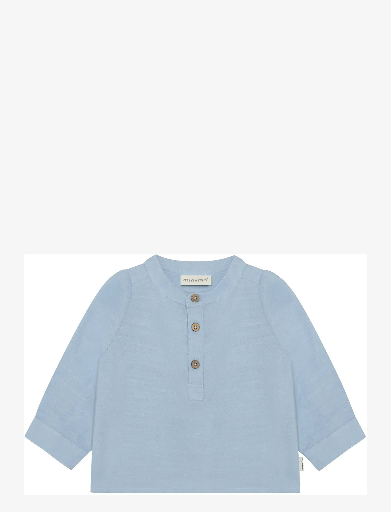Minymo - Shirt LS - kurzärmelige - niagara mist - 0