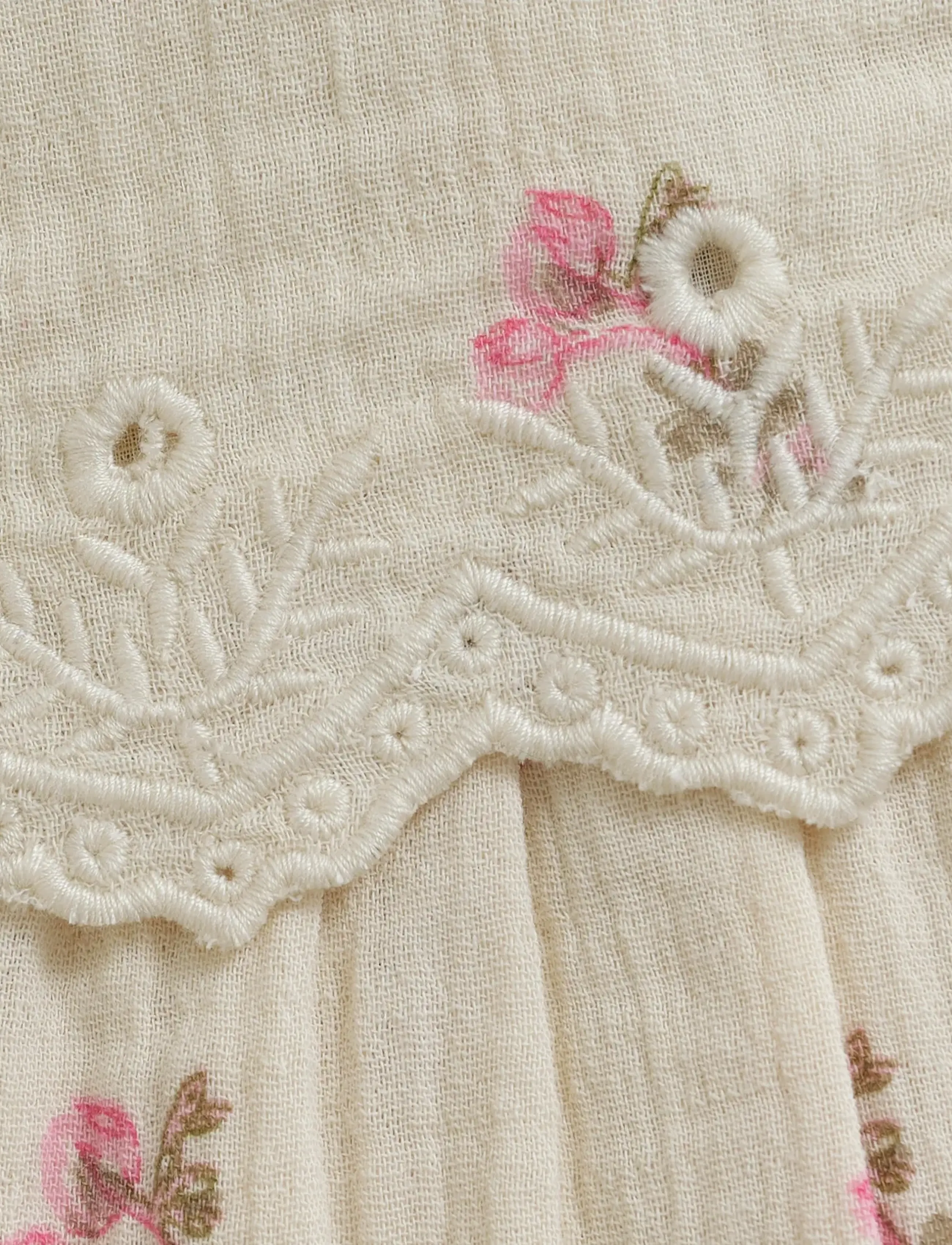 Minymo - Dress SS AOP - sukienki dla dziewczynek bez rękawów - white swan - 3