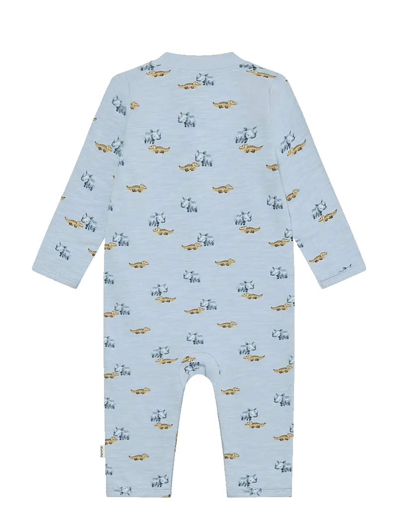 Minymo - Suit LS AOP - long-sleeved - niagara mist - 1