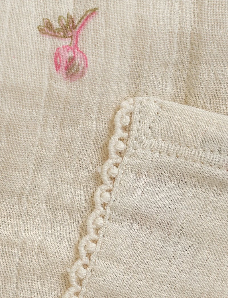 Minymo - Pants AOP - baby trousers - white swan - 2