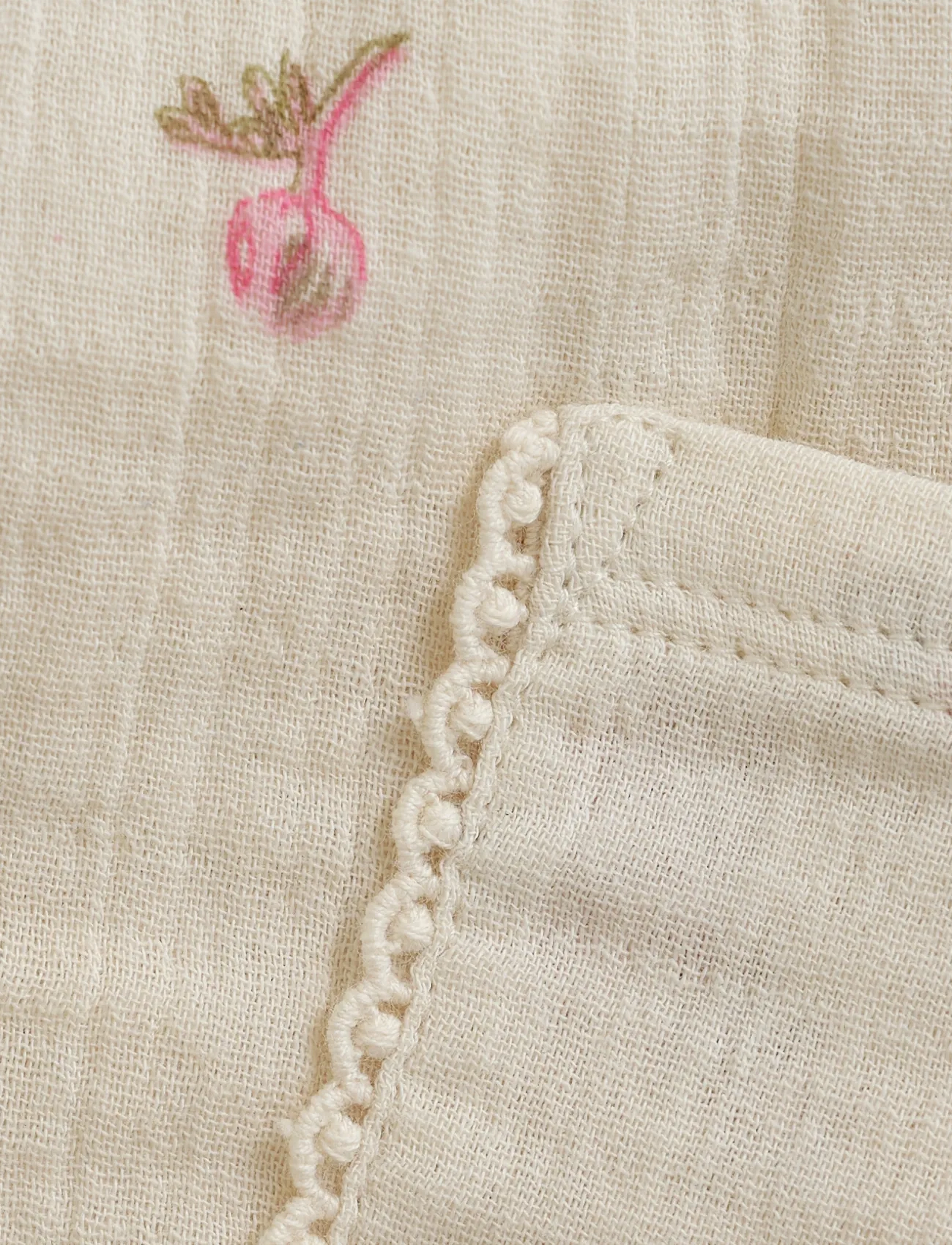 Minymo - Pants AOP - babyhosen - white swan - 2