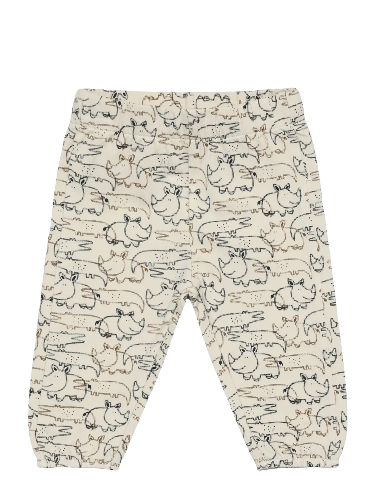Minymo Pants Sweat, 74, Unterteile, Creme - Sweatpants, Kinder