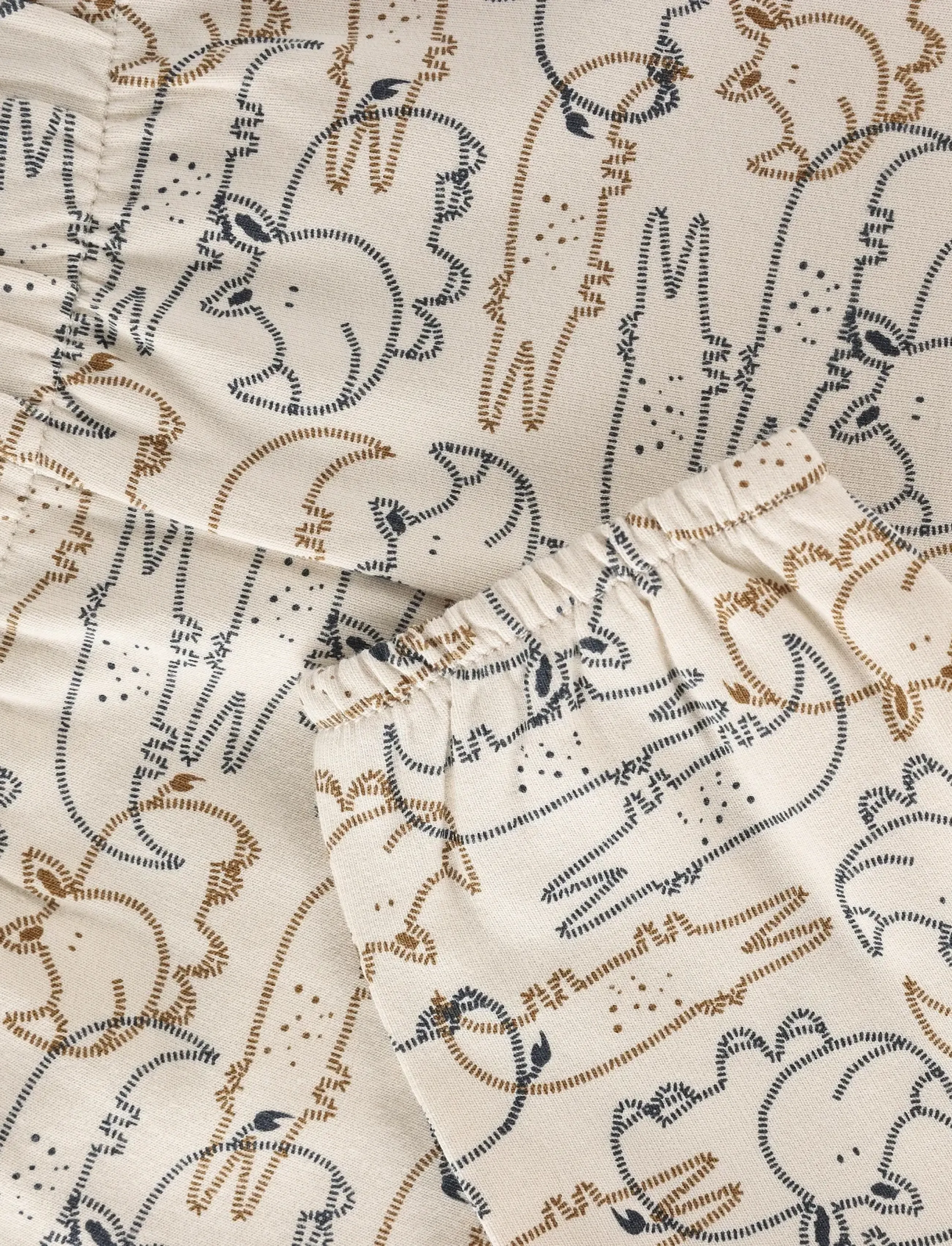 Minymo - Pants Sweat - sweatpants - white swan - 2