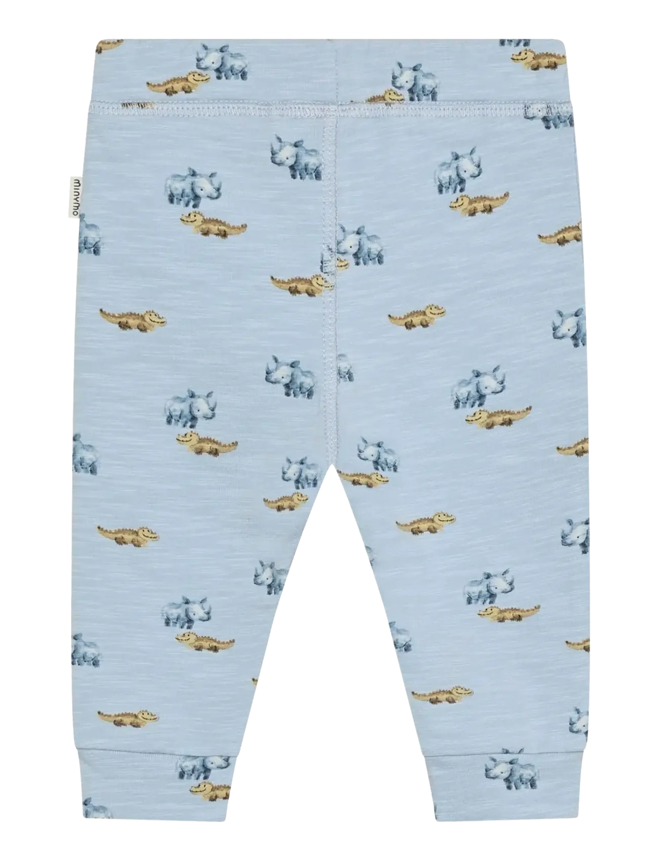 Minymo - Pants AOP - sommerschnäppchen - niagara mist - 1
