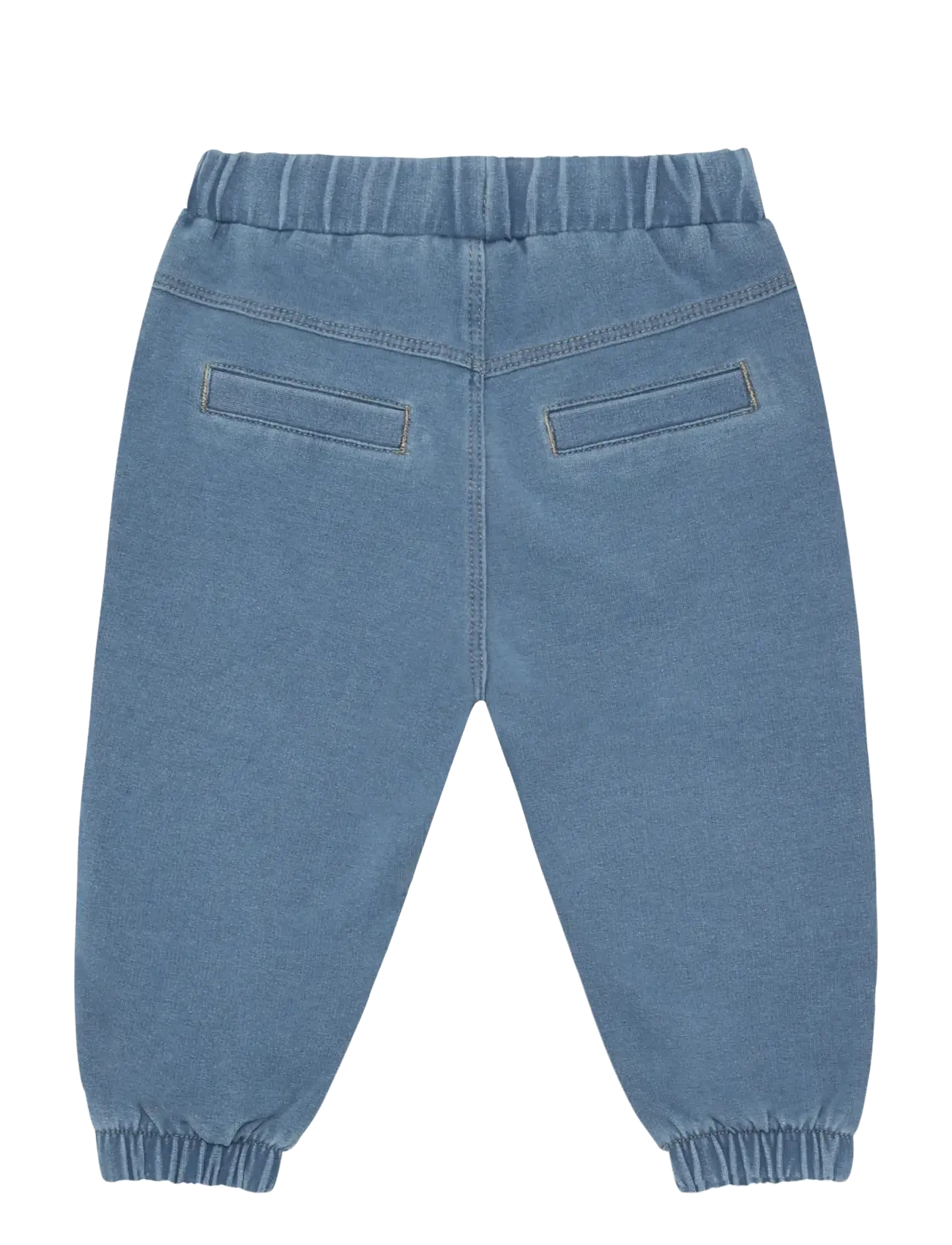 Minymo - Pants Sweat Denim - mjukisbyxor - crockery - 1