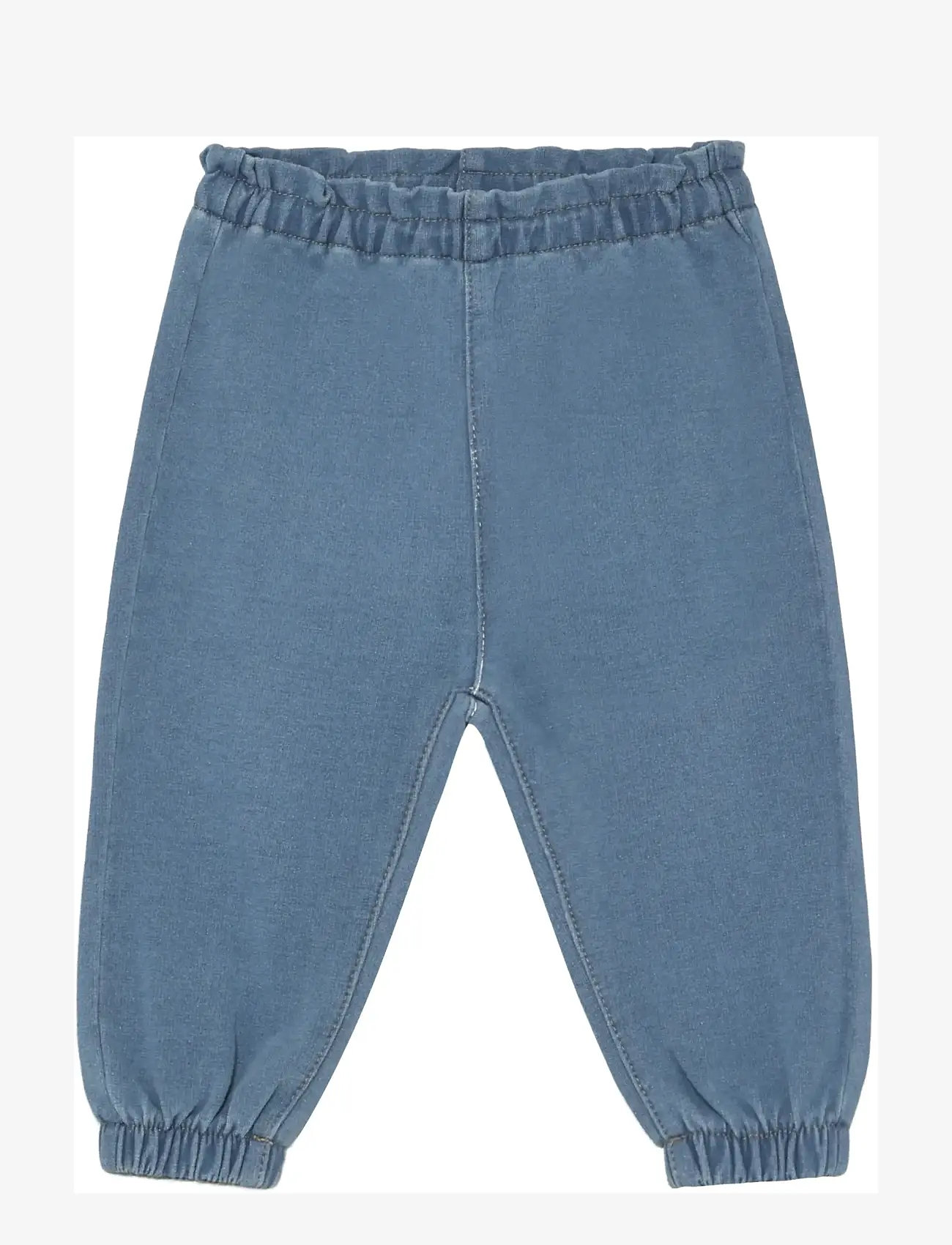 Minymo - Pants Sweat Denim - sweatpants - faded denim - 0