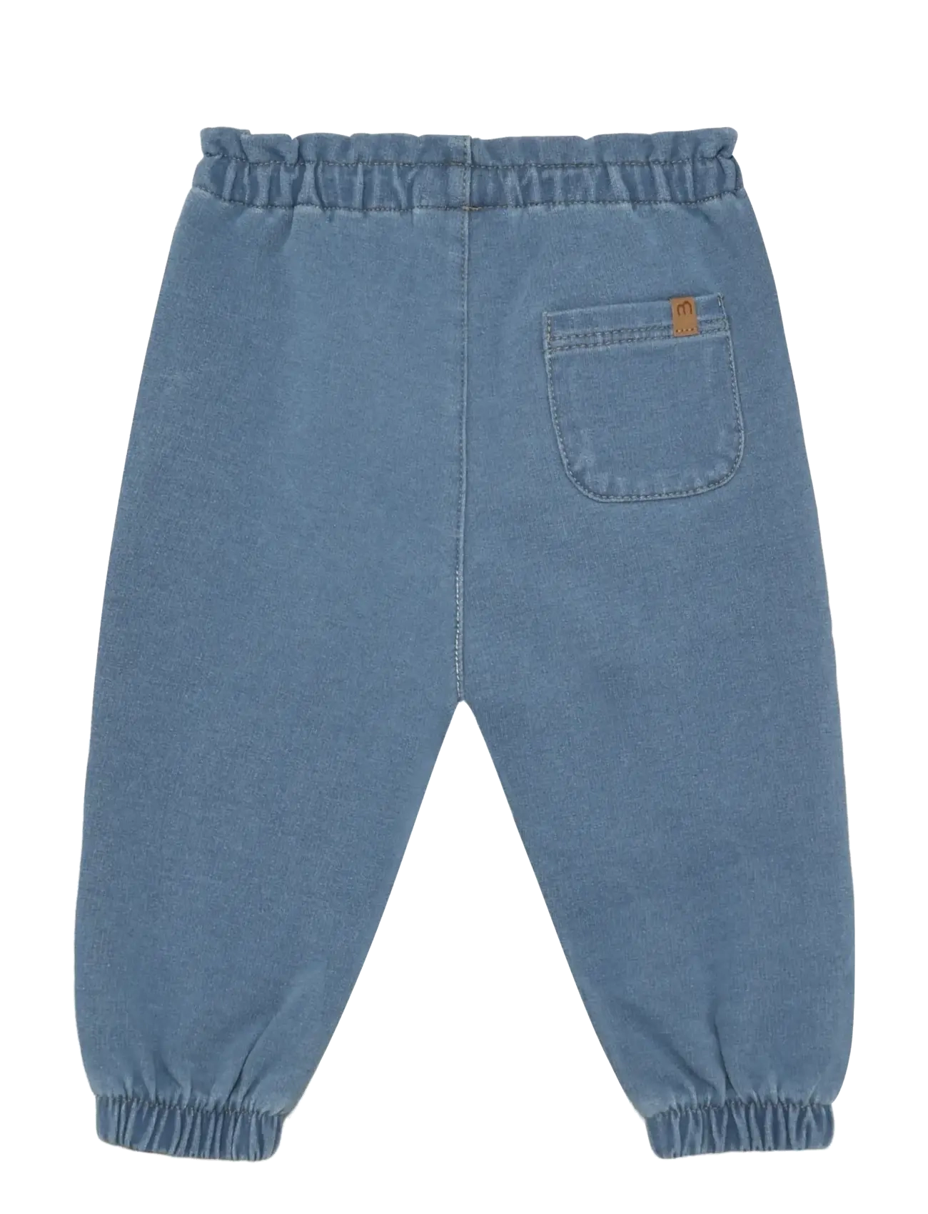 Minymo - Pants Sweat Denim - sommarfynd - faded denim - 1