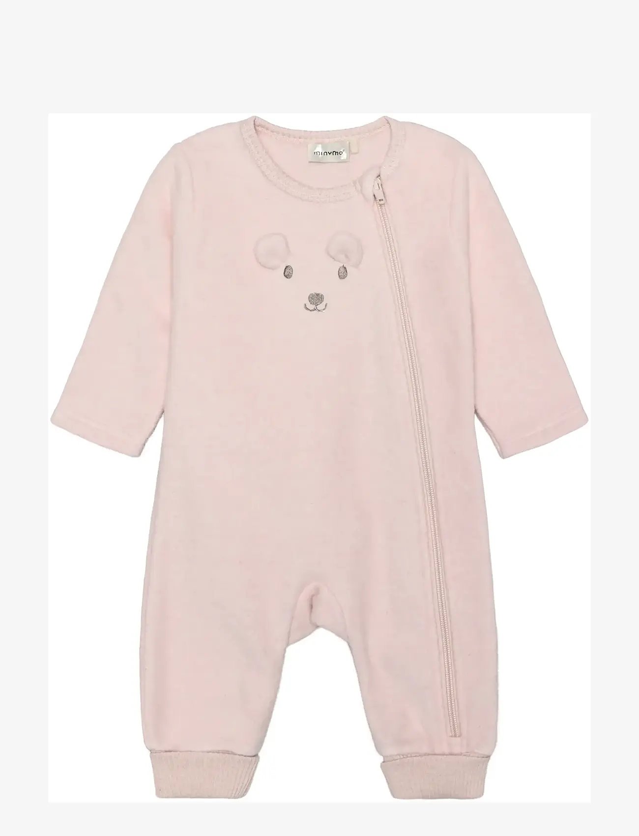 Minymo - Suit LS Fleece - slå-om-bodyer - peach whip - 1