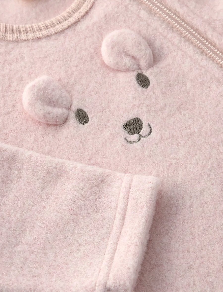 Minymo - Suit LS Fleece - osta vanuse järgi - peach whip - 3