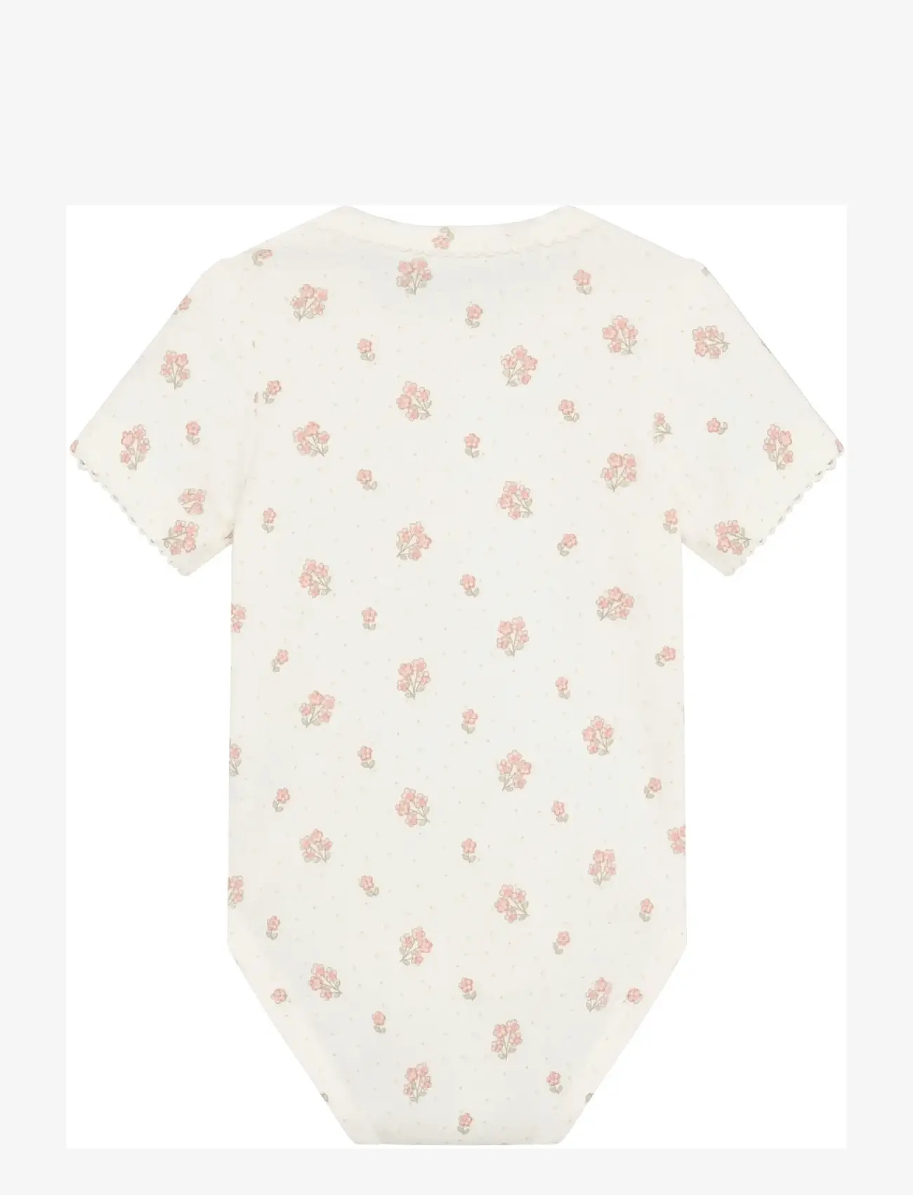 Minymo - Body SS AOP - short-sleeved - vanilla ice - 1