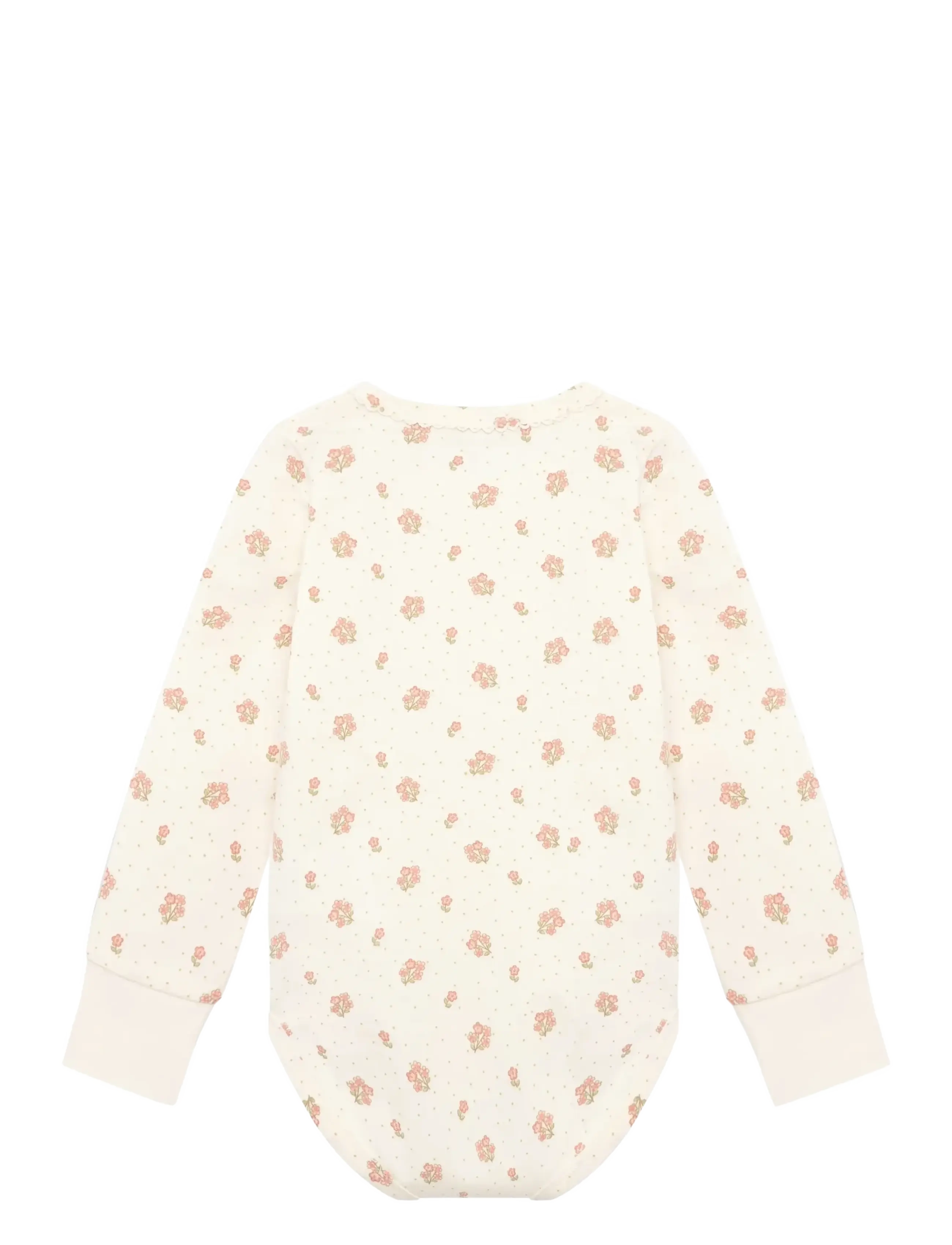 Minymo - Body LS AOP - langärmelig - vanilla ice - 1