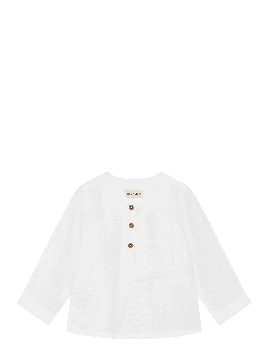 Minymo - Shirt LS - bluser & tunikaer - bright white - 0