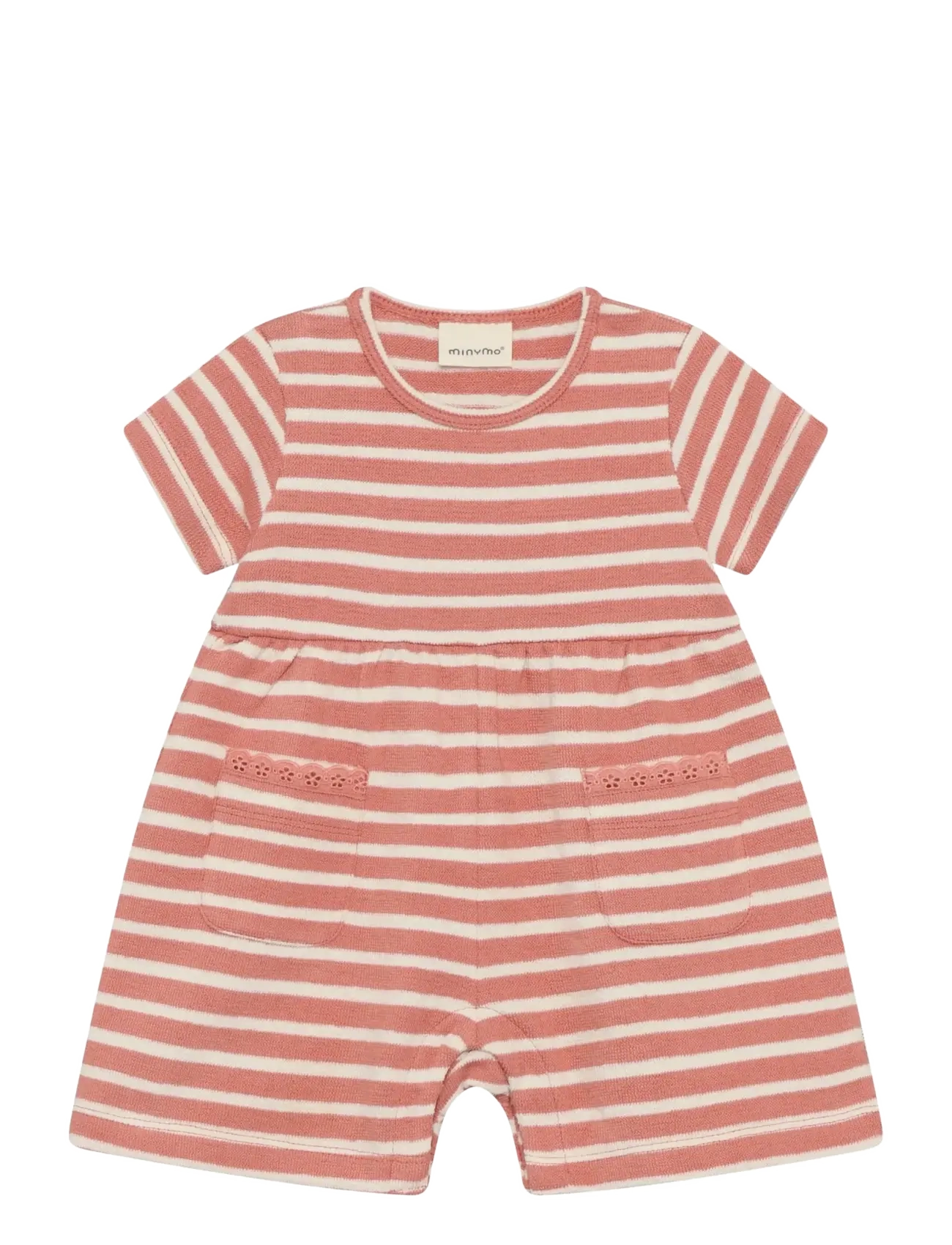 Minymo Suit Ss Y/D, 50, Pink > Jumpsuits, Børn