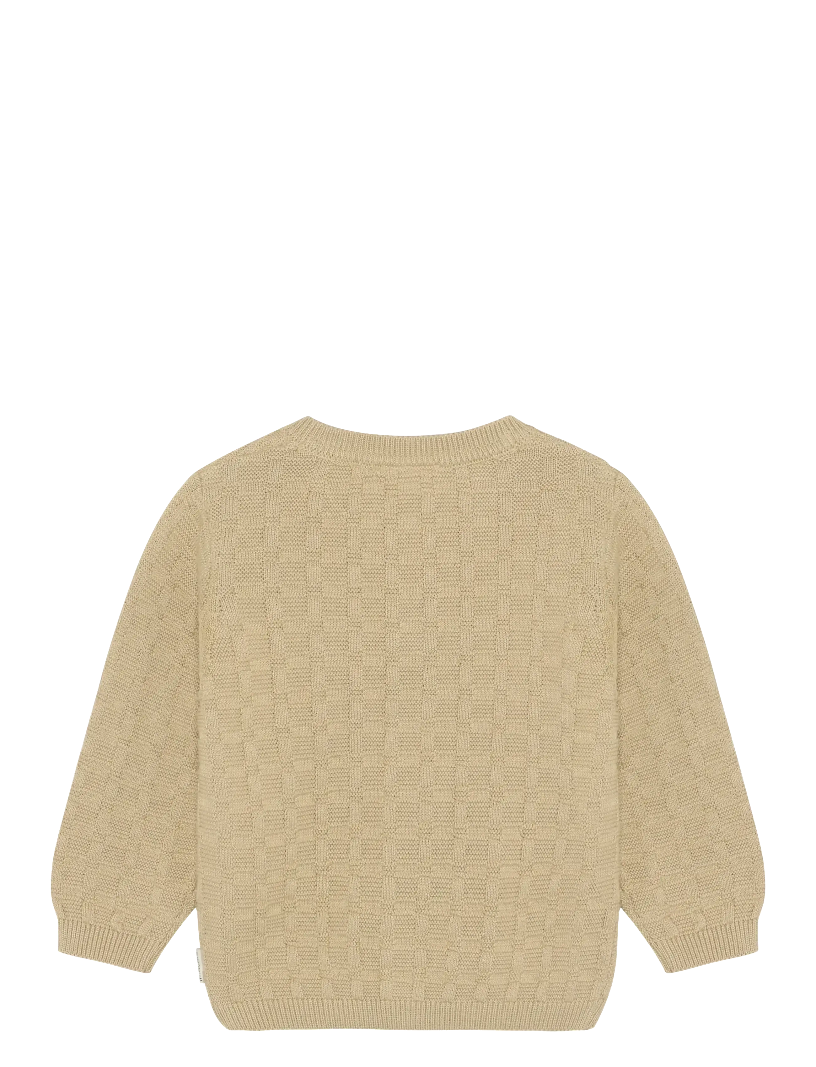 Minymo - Cardigan Knit - cardigans - white pepper - 1