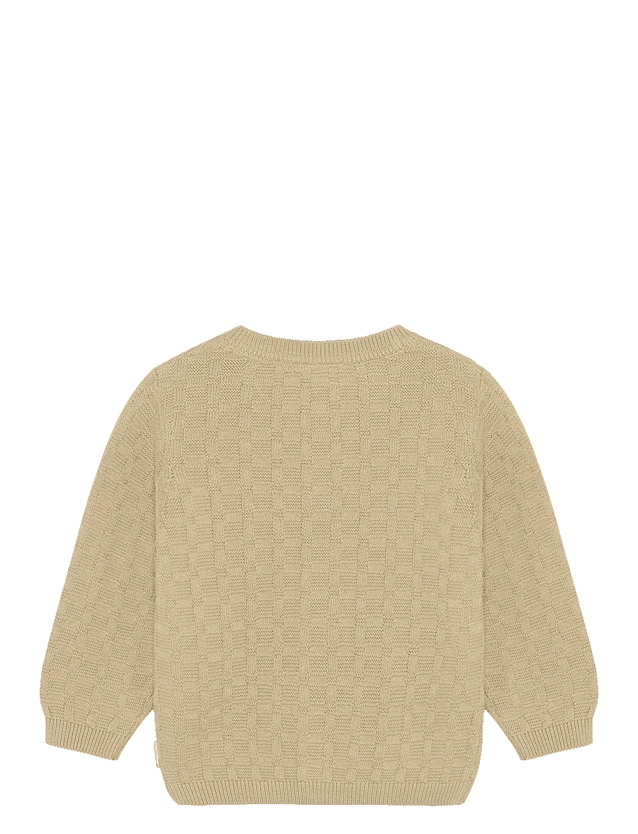 Minymo - Cardigan Knit - kardiganid - white pepper - 1