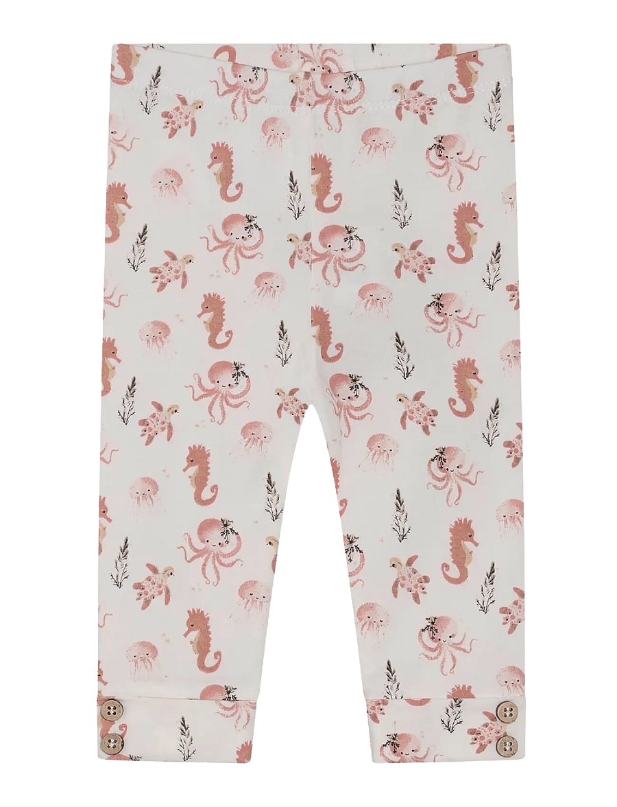 Minymo - Leggings AOP - vanilla ice - 0