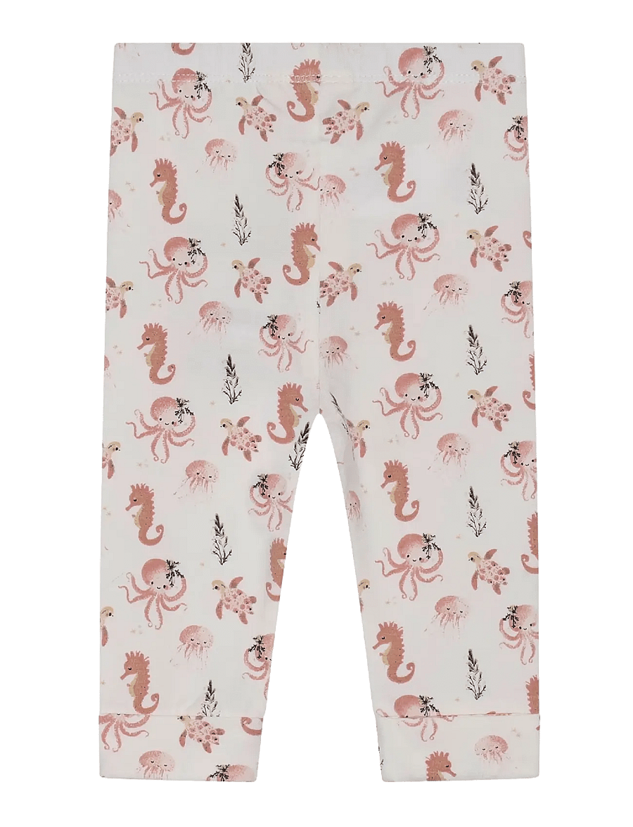 Minymo - Leggings AOP - vanilla ice - 1