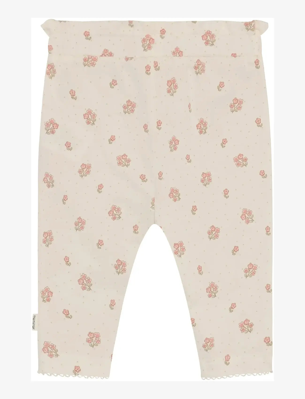 Minymo - Pants AOP - leggings - vanilla ice - 2