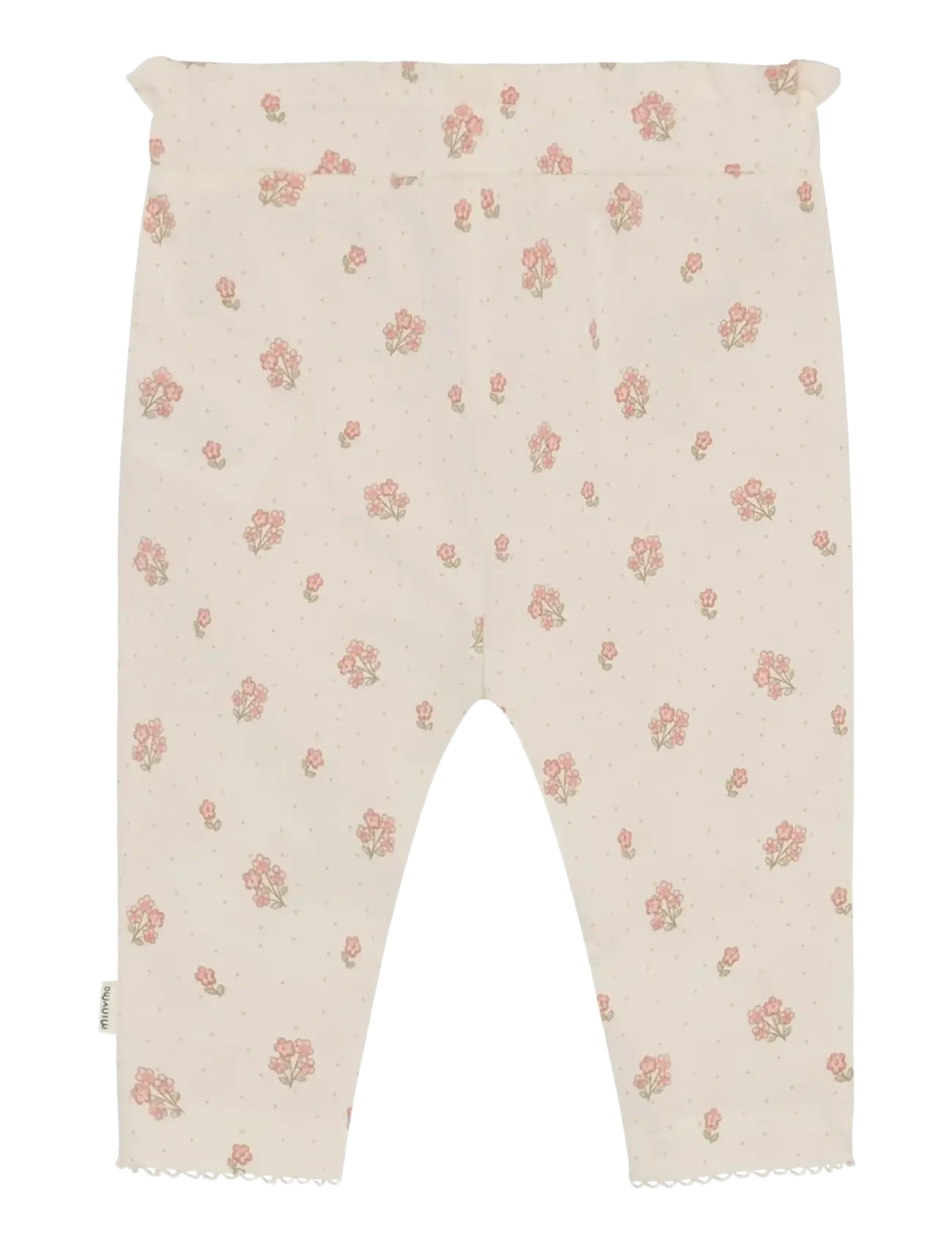 Minymo - Pants AOP - leggings - vanilla ice - 2
