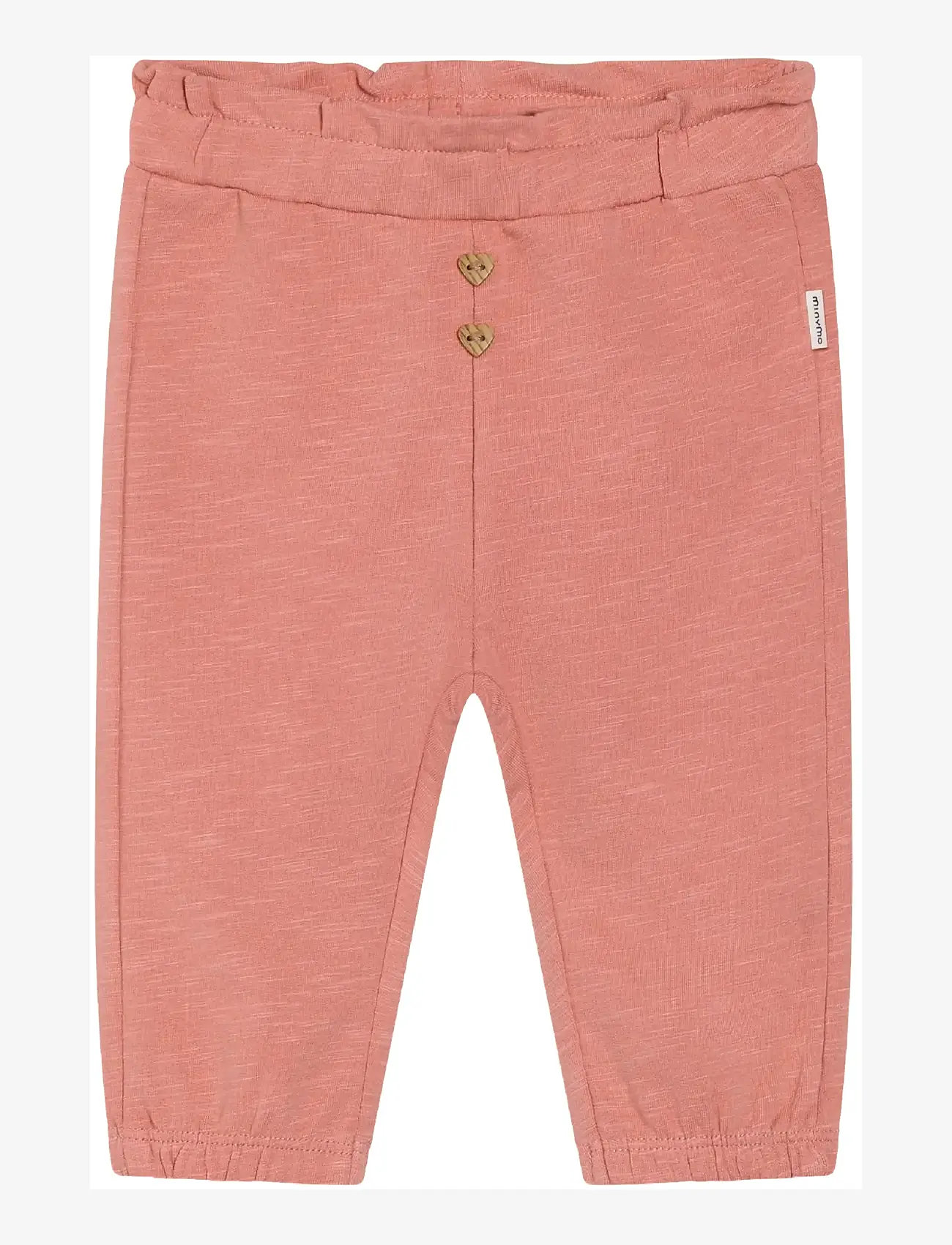 Minymo - Pants Sweat - sweatpants - rosette - 0