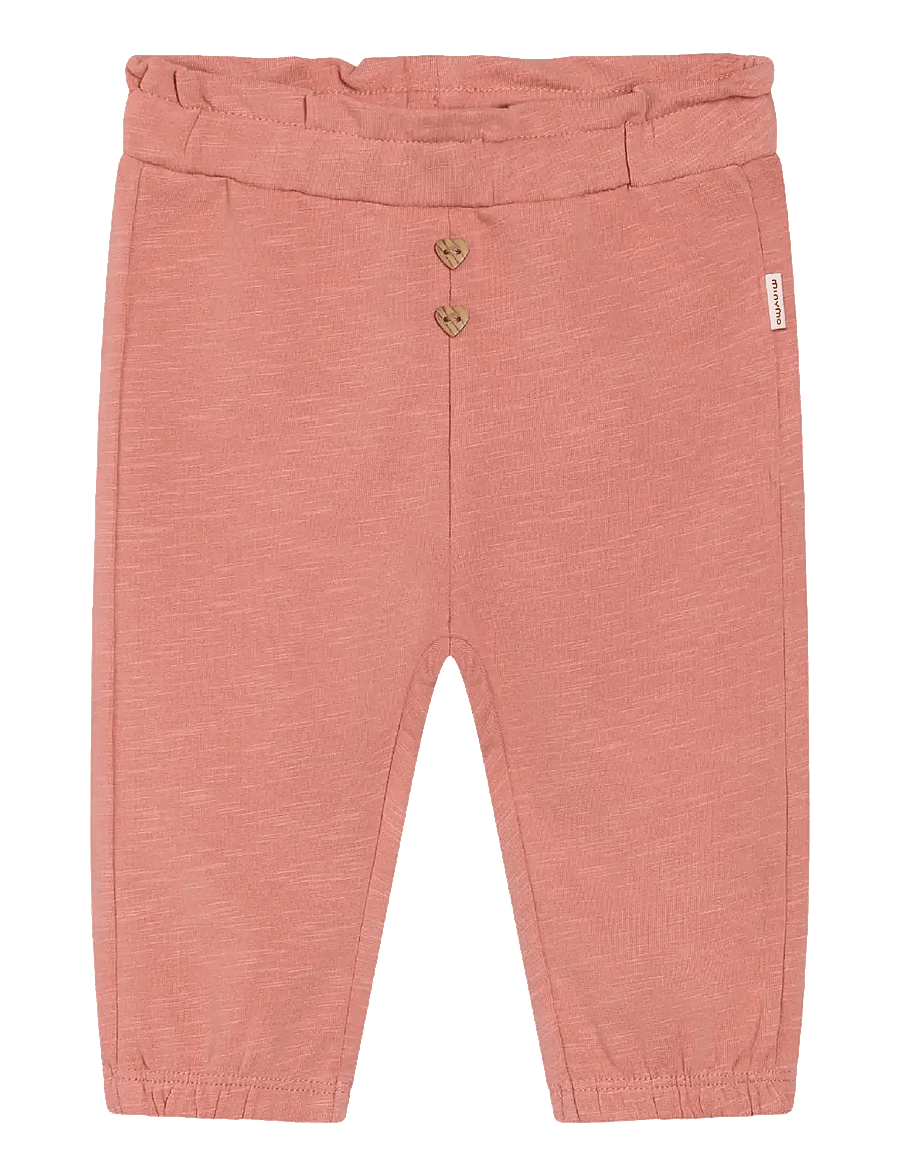 Minymo - Pants Sweat - jogginghosen - rosette - 0