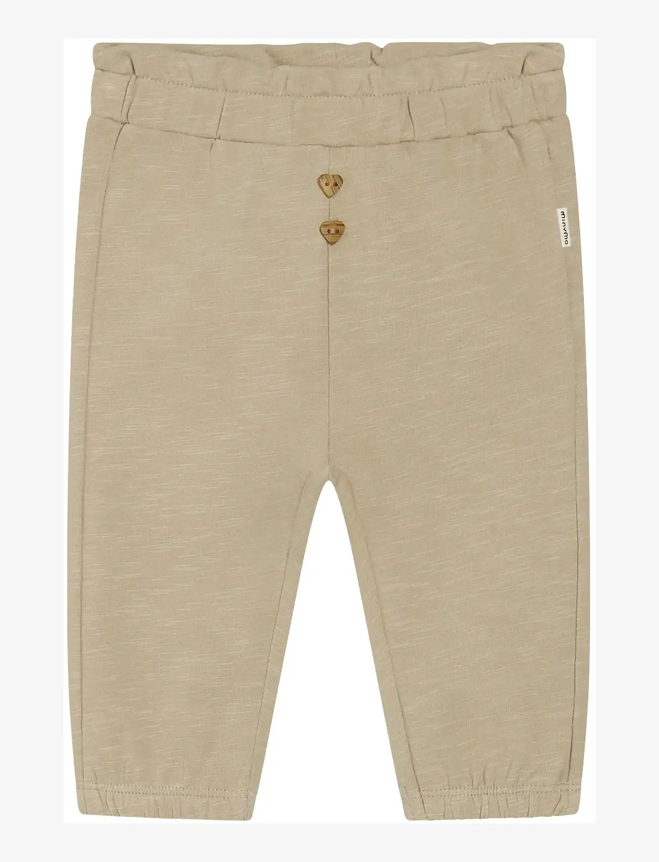 Minymo - Pants Sweat - sweatpants - white pepper - 0