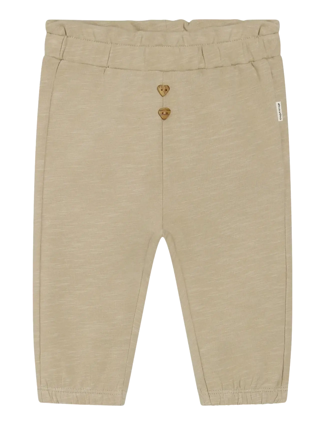 Minymo Pants Sweat - Baby 0-2 år - WHITE PEPPER / beige