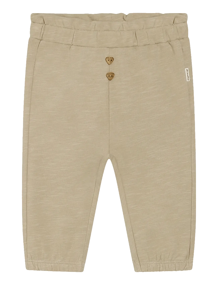 Minymo - Pants Sweat - jogginghosen - white pepper - 0