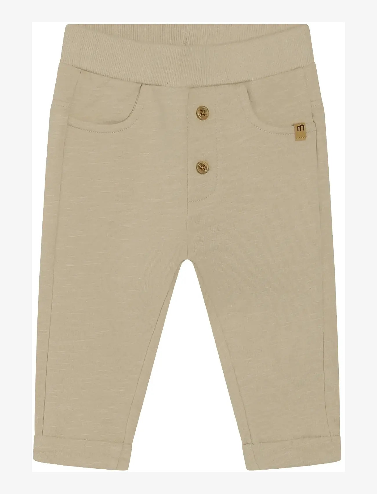 Minymo - Pants Sweat - dressipüksid - white pepper - 0