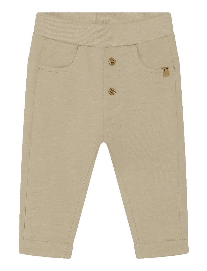 Minymo - Pants Sweat - dressipüksid - white pepper - 0