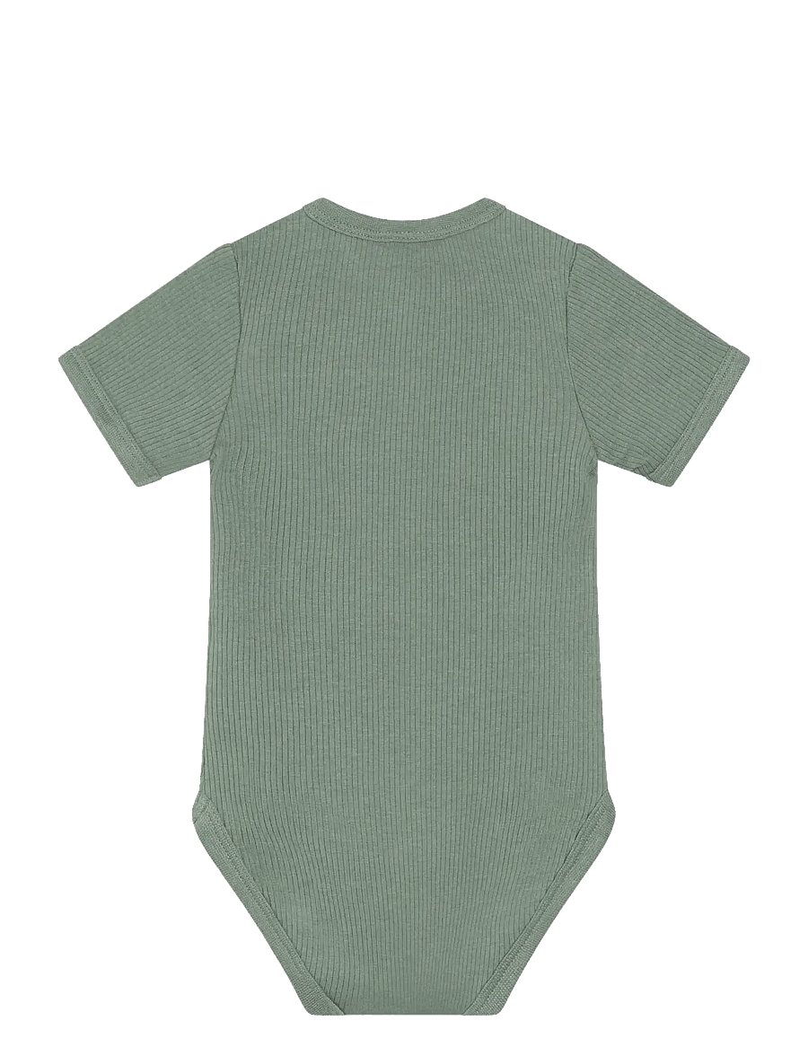 Minymo - Body SS Rib - kurzärmelige bodys - lily pad - 1