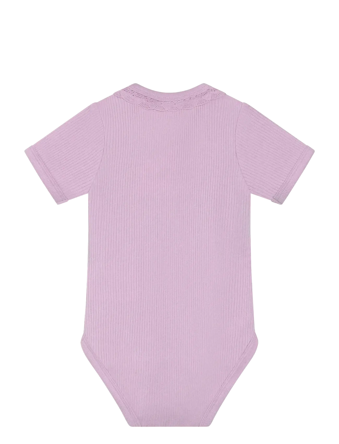 Minymo - Body SS Rib - kortærmede - violet dusk - 1