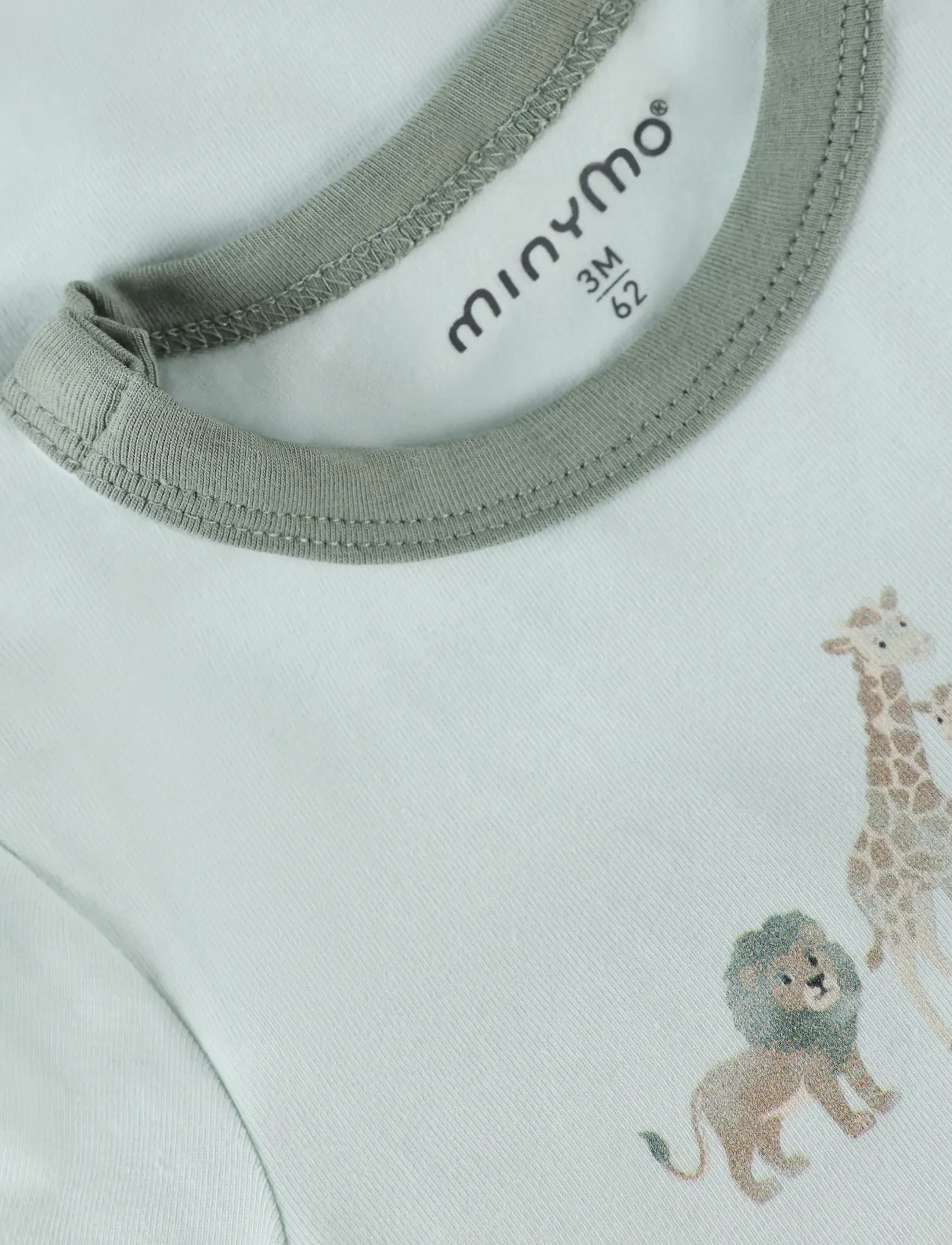 Minymo - Body SS - kortermede heldresser - sprout green - 2