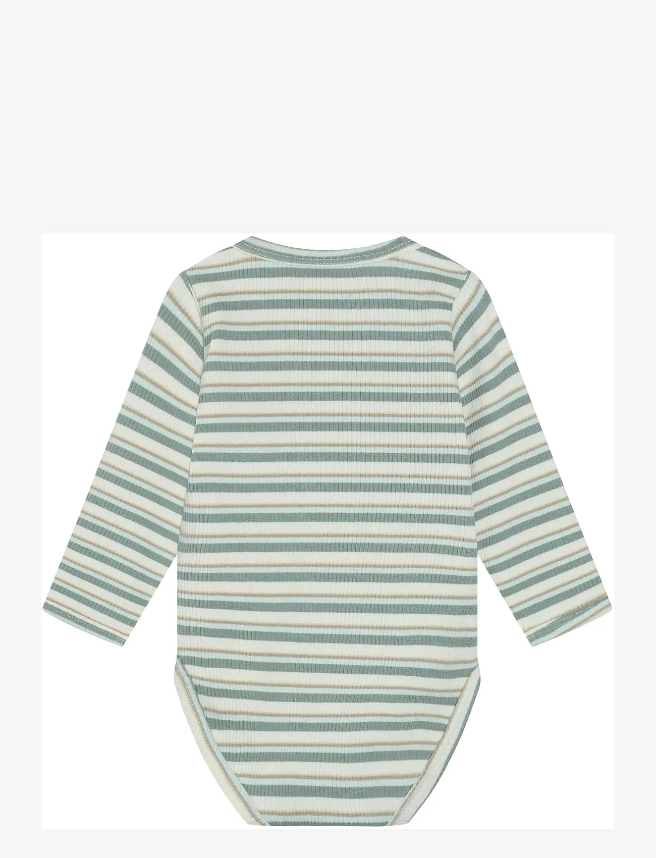 Minymo - Body LS Y/D Rib - sommerschnäppchen - lily pad - 1