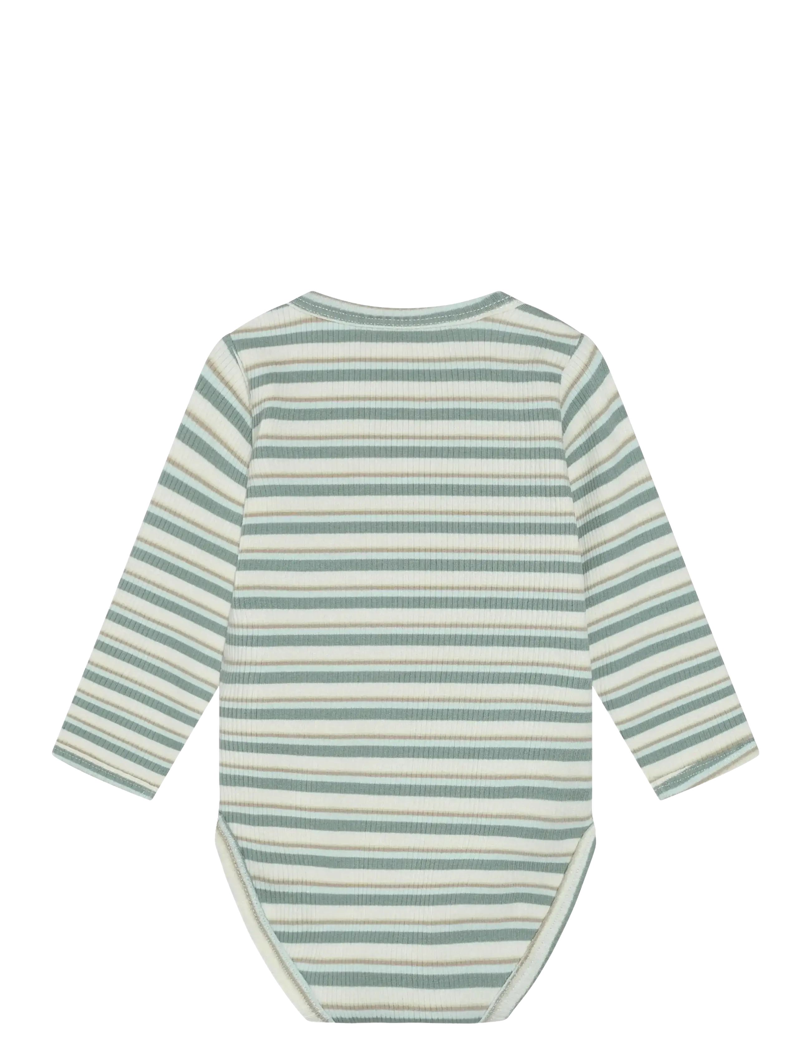 Minymo - Body LS Y/D Rib - langärmelig - lily pad - 1