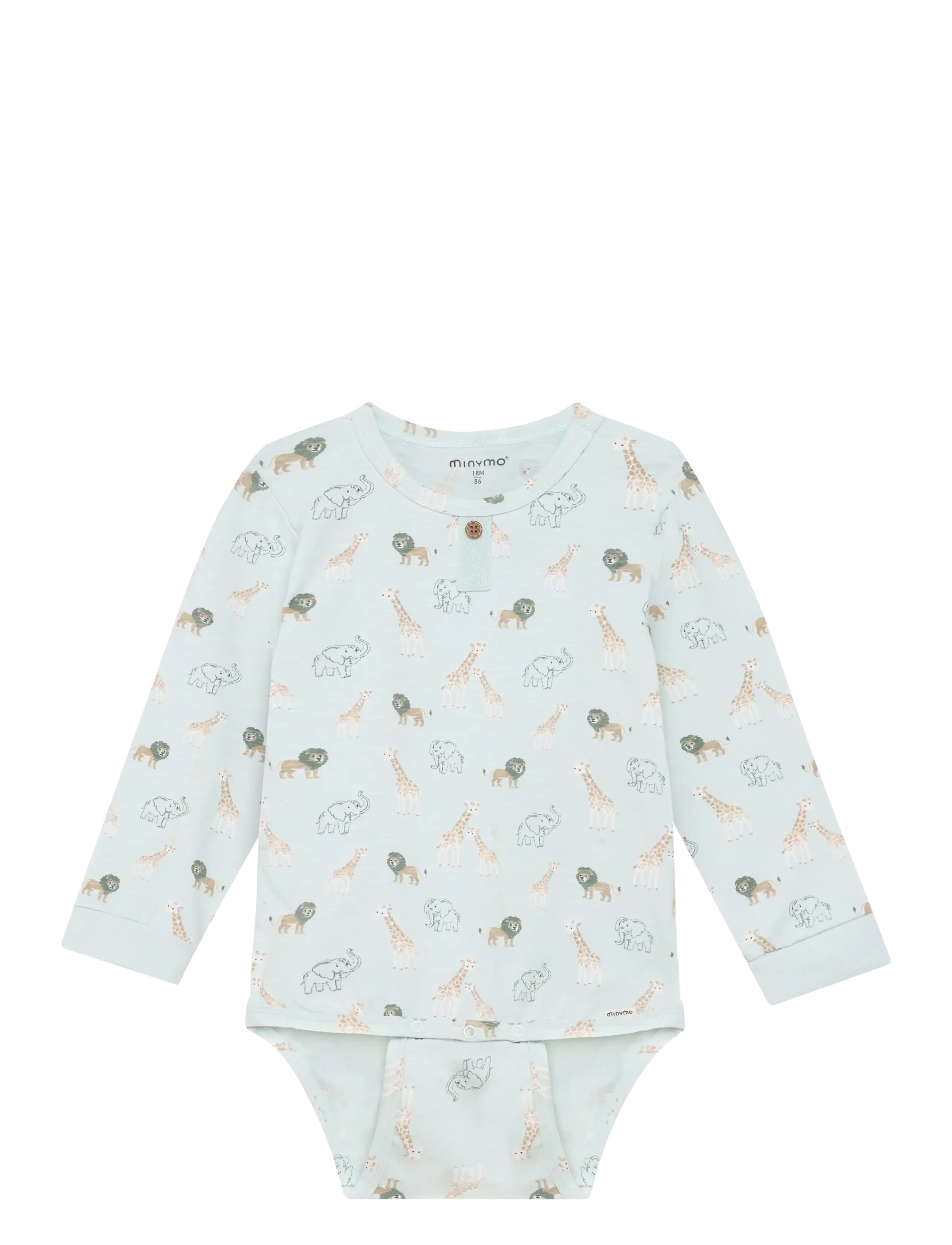 Minymo Body LS AOP - Minymo - SPROUT GREEN / green